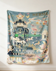 Hermes Throw Blankets